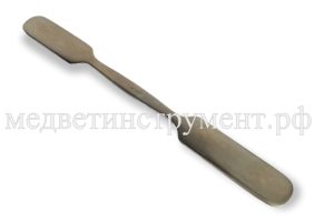 Шпатель аптечный двусторонний металлический 250 мм (СССР)_0
