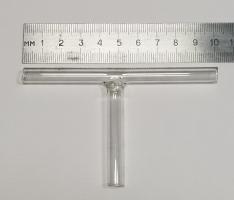 Трубка стеклянная соединительная Т-образная D=0.8 мм, L= 100 мм_1